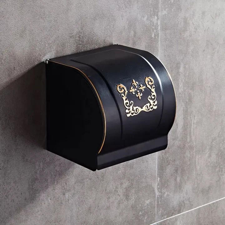 Royal Tissue Holder (Black)